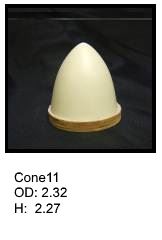 Cone shaped silicone print pad from AccuPad Inc.