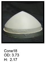 Cone shaped silicone print pad from AccuPad Inc.
