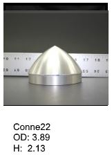 Cone shaped silicone print pad from AccuPad Inc.