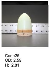 Cone shaped silicone print pad from AccuPad Inc.