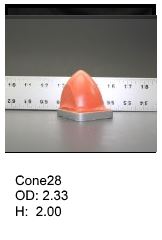 Cone shaped silicone print pad from AccuPad Inc.