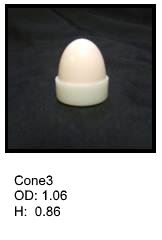 Cone shaped silicone print pad from AccuPad Inc.