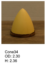 Cone shaped silicone print pad from AccuPad Inc.