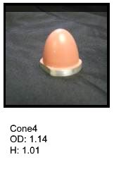 Cone shaped silicone print pad from AccuPad Inc.