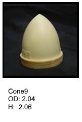 Cone shaped silicone print pad from AccuPad Inc.