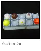 Silicone molded work piece carrier