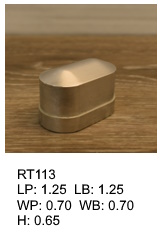 RT 113, roof top shaped silicone print pad from AccuPad Inc.