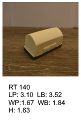 RT 140, roof top shaped silicone print pad from AccuPad Inc.