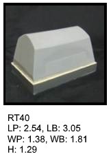 RT 40, roof top shaped silicone print pad from AccuPad Inc.