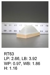 RT 63, roof top shaped silicone print pad from AccuPad Inc.