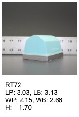 RT 72, roof top shaped silicone print pad from AccuPad Inc.