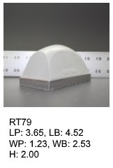 RT 79, roof top shaped silicone print pad from AccuPad Inc.