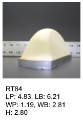 RT 84, roof top shaped silicone print pad from AccuPad Inc.