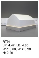 RT 91, roof top shaped silicone print pad from AccuPad Inc.