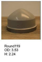 Round119, round silicone print pad from AccuPad Inc.