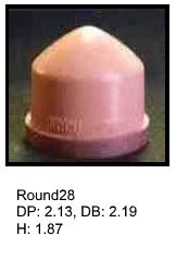 Round28, round silicone print pad from AccuPad Inc.