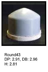 Round43, round silicone print pad from AccuPad Inc.