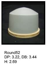 Round52, round silicone print pad from AccuPad Inc.