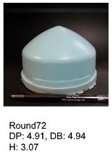 Round72 round silicone print pad from AccuPad Inc.