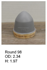 Round98, round silicone print pad from AccuPad Inc.