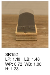 SR 152, Square or rectagular silicone print pad