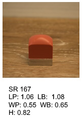 SR 167, Square or rectagular silicone print pad