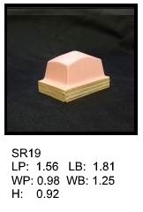 SR 19, Square or rectagular silicone print pad