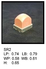 SR 2, Square or rectagular silicone print pad