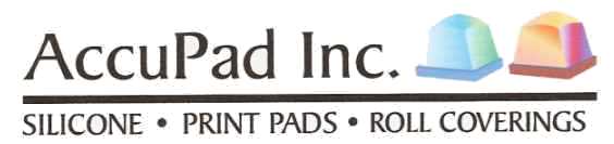 Standard Silicone Print Pad Catalog from AccuPad